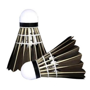 3/6/12Pcs Household Black Badminton Ανθεκτικό και αντιανεμικό Ενήλικες Παιδιά Μάθηση για αρχάριους Διαγωνισμός Εκπαίδευσης Μπάντμιντον