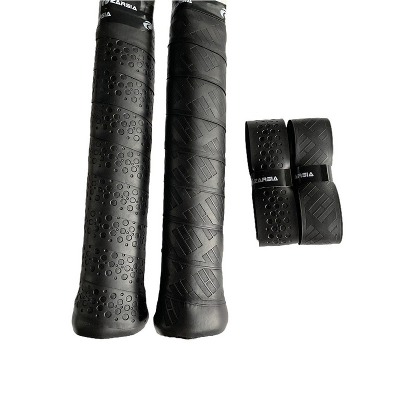 2 τεμ. Λιανική ZARSIA PU Δερμάτινη ρακέτα τένις Αντικατάσταση Λαβή Χονδρή δερμάτινη λαβή για ρακέτα τένις