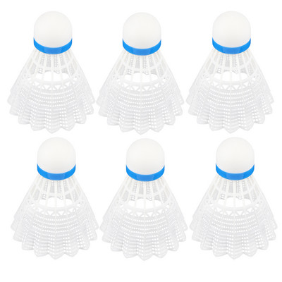 6 tk Plastikust sulgpalli süstikliinid, pallipead, harjutuste tarvikud, sulgpalli välissulgpallid, õpilast