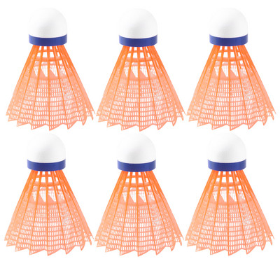 6 tk Plastikust sulgpalli süstikliinid, pallipead, harjutuste tarvikud, sulgpalli välissulgpallid, õpilast