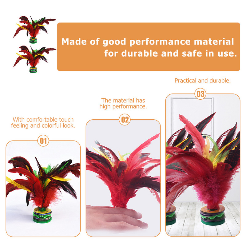 2 tk Mänguasjad Kick Shuttlecocks Lastele Vaba aeg Mänguasjad Hiina Jianzi kana – Shuttlecocks sportimiseks õues