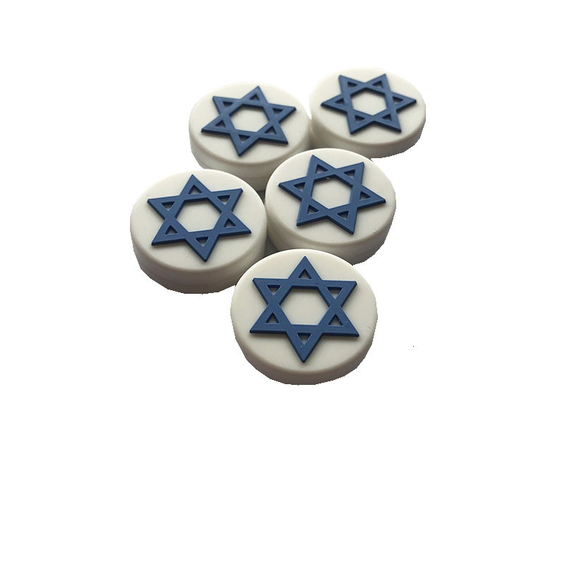 5 τμχ ΝΕΟ Αποσβεστήρα κραδασμών ρακέτας τένις Flag Ισραήλ για μείωση κραδασμών ρακέτας ρακέτας