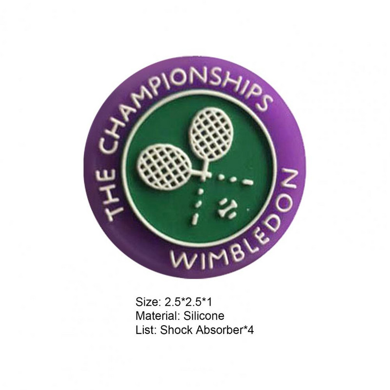 4 vnt vibracijos slopintuvas, efektyvus, ekologiškas silikoninis teniso slopintuvas, amortizatorius, teniso raketės slopintuvas, teniso priedai