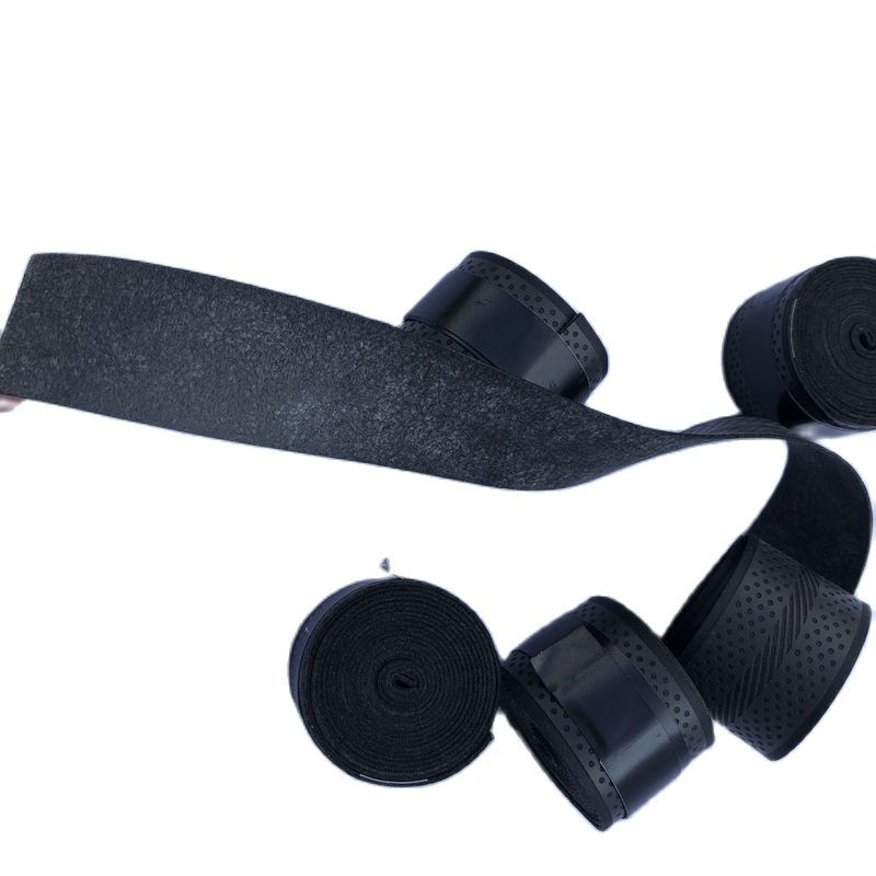 10 τμχ Μαύρη λαβή τένις με σημείο πίεσης, Αντιολισθητικές λαβές μπάντμιντον, λαβές ρακέτας τένις