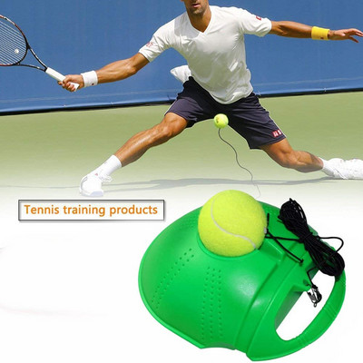 Σετ προπονητικού εξοπλισμού τένις Εργαλείο προπόνησης τένις για αρχάριους Εκπαιδευτής τένις με χορδές μπάλας επαναφοράς