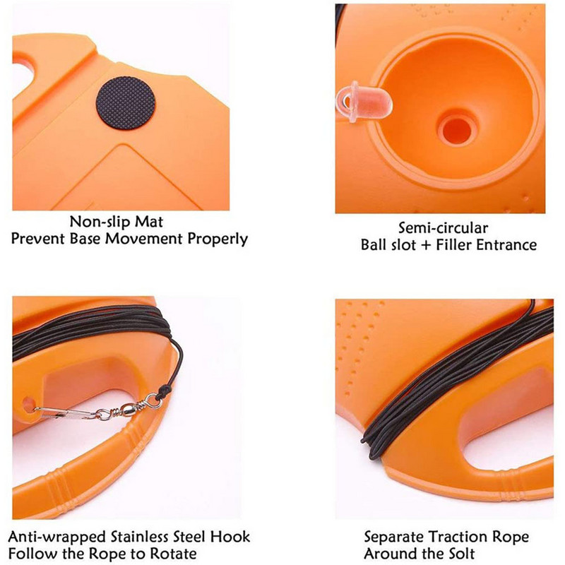 Teniso treniruočių įrangos rinkinys Atšokimo kamuoliuko styginiai teniso treniruoklis Agility teniso treniruočių įranga pradedantiesiems teniso treniruočių įrankis