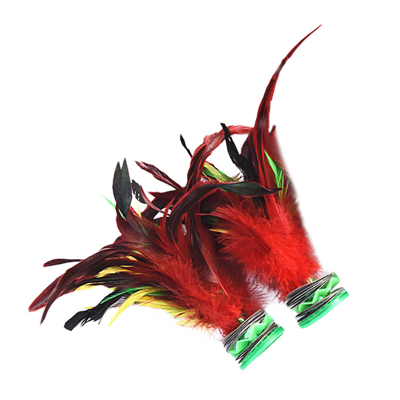 2db játékok gyerekeknek szabadidős játékok kínai Jianzi kick tollaslabdák csirke- tollaslabdák edzéshez szabadtéri játékhoz