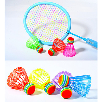 20 tk. Higikostüüm Õhksulgpallisüstik Birdies Shuttlecock Kid sulgpalli Shuttlecocki komplekt sulgpallilapsele
