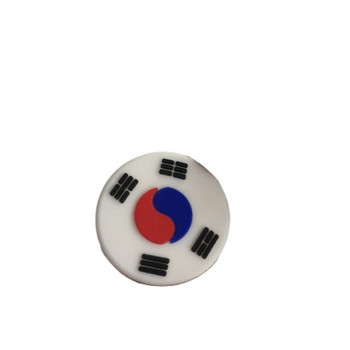 5 бр. НОВ Южна Корея KR Flag Демпфер на тенис ракета Амортисьор за намаляване на вибрациите на тенис ракета raqueta
