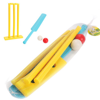 Комплект за крикет Gamesports Bat Yard Детско оборудване Тенис Backyard Toys Familyplay Outside Croquet Games Beachplastic Board Hard
