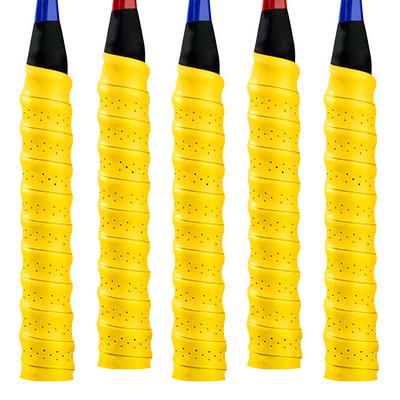 5db csúszásgátló teniszütő markolat Padel tartozék Shock Tennis Overgrip tollaslabda squash edzés horgászbot verejtékszalag