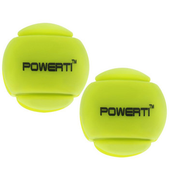 2 пакета премиум силиконови топки, гасители на вибрации, аксесоари за тенис ракета - различни цветове
