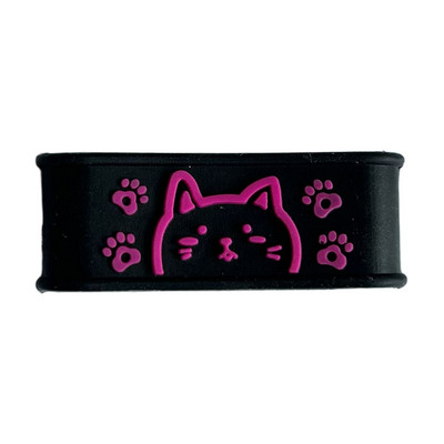 10 tk Cartoon tennisereketi käepideme silikoonrõngas, tennisereketi käepideme katte tihendusrõngad