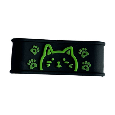 10 tk Cartoon tennisereketi käepideme silikoonrõngas, tennisereketi käepideme katte tihendusrõngad