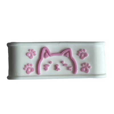 10 tk Cartoon tennisereketi käepideme silikoonrõngas, tennisereketi käepideme katte tihendusrõngad