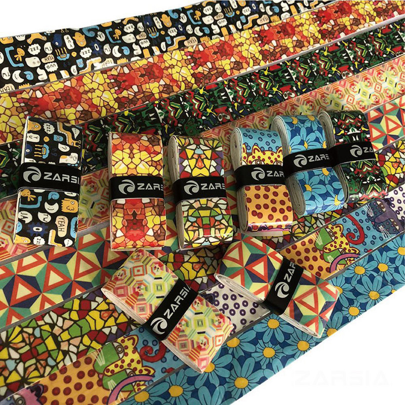 1 db kiskereskedelmi teniszütő fogantyúk Tacky Feel tollaslabda ütő fogantyúk teniszütő izzadságszalagok felszívódó borítások szalag markolat 0,6 mm