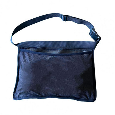 Teniszlabda táska Oxford hálós kialakítású, állítható övvel pingpong labdatáska nagy kapacitású, vízálló, szakadásálló golflabda táska