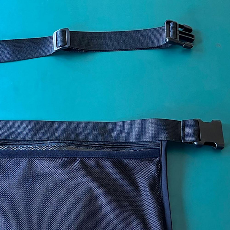 Teniszlabda táska Oxford hálós kialakítású, állítható övvel pingpong labdatáska nagy kapacitású, vízálló, szakadásálló golflabda táska