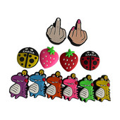 5 tk Cartoon tennisereketi amortisaator, mis vähendab tennisereketi vibratsiooni summutajaid