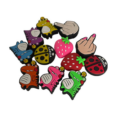 5 tk Cartoon tennisereketi amortisaator, mis vähendab tennisereketi vibratsiooni summutajaid