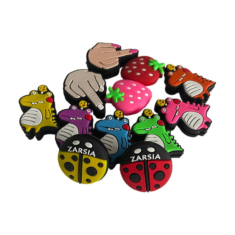 5 tk Cartoon tennisereketi amortisaator, mis vähendab tennisereketi vibratsiooni summutajaid