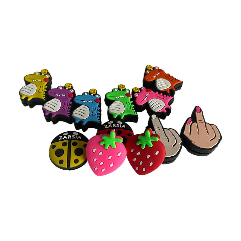 5 tk Cartoon tennisereketi amortisaator, mis vähendab tennisereketi vibratsiooni summutajaid