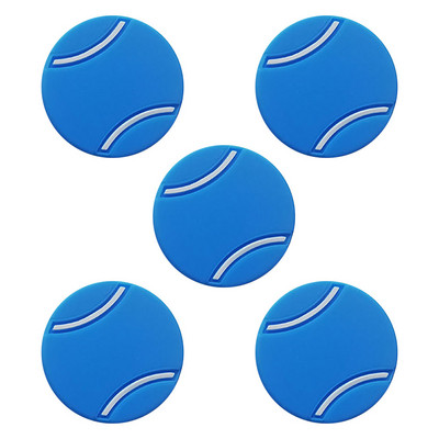 5 bucăți Rachete de tenis Amortizoare Amortizoare Amortizoare de reducere a vibrațiilor Tampoane de culoare solidă Jucători profesioniști în siguranță