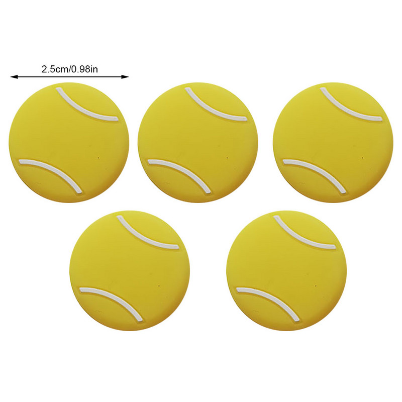 5 bucăți Rachete de tenis Amortizoare Amortizoare Amortizoare de reducere a vibrațiilor Tampoane de culoare solidă Jucători profesioniști în siguranță