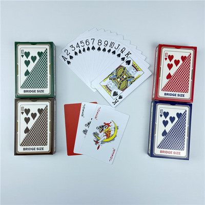 100% PVC játékkártyák műanyag póker kártyajáték vízálló 4 színű Texas Hold`em blackjack játék aranykártya asztali szórakoztatás