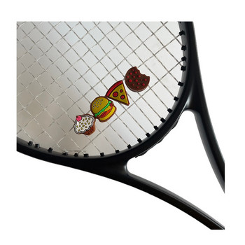 5PCS NEW Silcone Food Cookie Антивибрационна тенис ракета Демпфер на вибрациите Амортисьор Амортисьори за тенис ракета