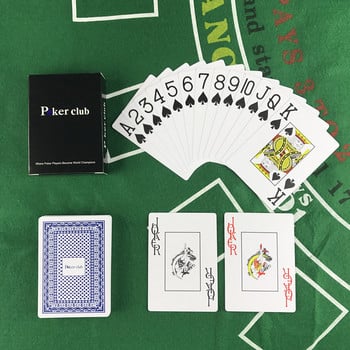 100%PVC New Standard Αδιάβροχο Πλαστικό Παιχνίδι Παιχνιδιού Ενηλίκων Παιχνίδι Πόκερ Επιτραπέζια Παιχνίδια 63*88mm Κάρτες πόκερ