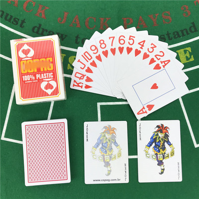 Vízálló 1 db póker műanyag játékkártyák, csúcsminőségű Texas Hold`em Baccarat cukormáz, nagyszámú 63*88 mm-es társasjátékok