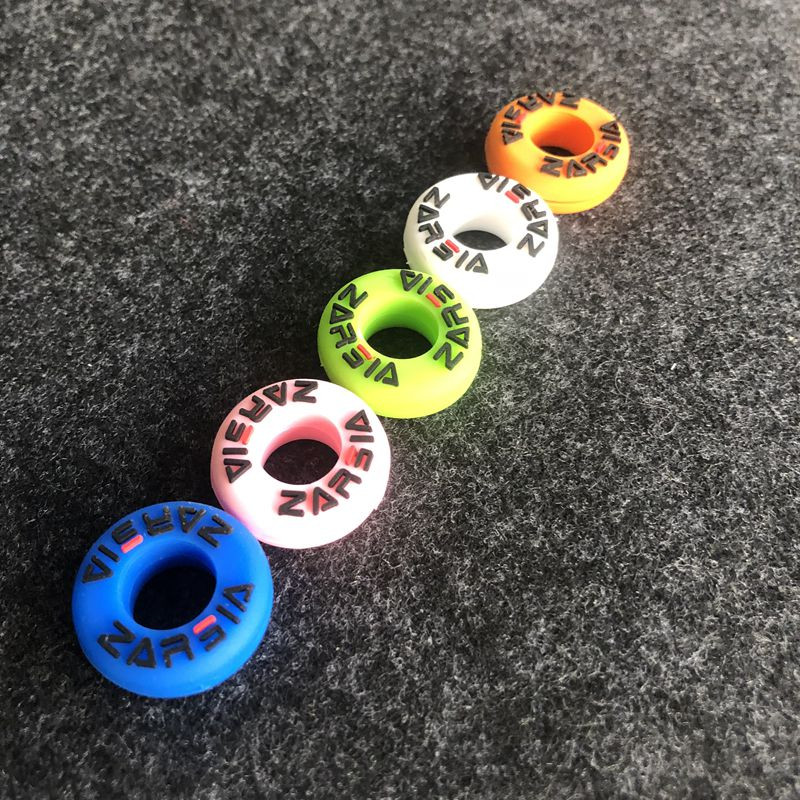 ZARSIA 10 tk kommivärvi tennise summuti amortisaator, mis vähendab tennise reketi vibratsiooni summutajaid