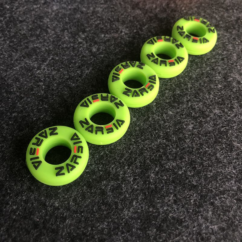 ZARSIA 10 tk kommivärvi tennise summuti amortisaator, mis vähendab tennise reketi vibratsiooni summutajaid