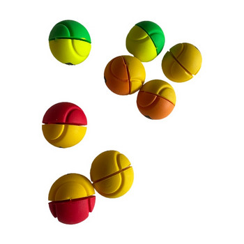 4PCS Retails Balls Designs Ρακέτα τένις Αποσβεστήρες κραδασμών σιλικόνης ΝΕΟ Αμορτισέρ για ρακέτες τένις