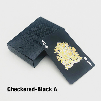 Műanyag játékkártyák Vízálló pókerkártyák Klasszikus ajándék otthoni társasjáték L711