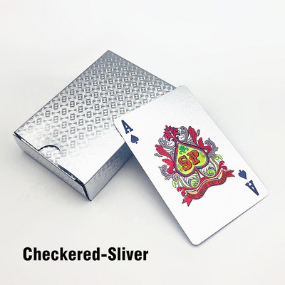 Műanyag játékkártyák Vízálló pókerkártyák Klasszikus ajándék otthoni társasjáték L711