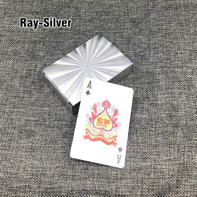 Műanyag játékkártyák Vízálló pókerkártyák Klasszikus ajándék otthoni társasjáték L711