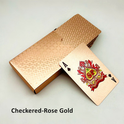 Műanyag játékkártyák Vízálló pókerkártyák Klasszikus ajándék otthoni társasjáték L711