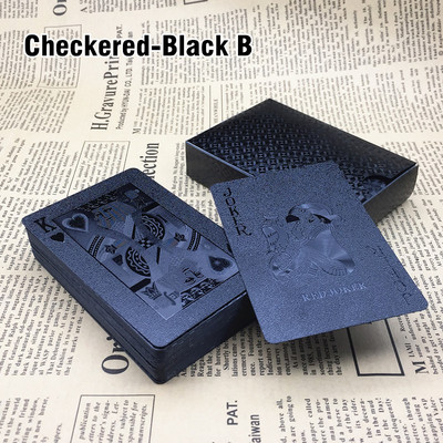 Műanyag játékkártyák Vízálló pókerkártyák Klasszikus ajándék otthoni társasjáték L711