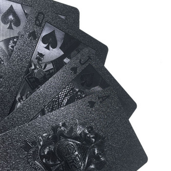 Νέο Μαύρο Πόκερ Χωρίς Χρώμα Αδιάβροχο Αναμνηστικό Τουρισμού PET/PVC Πλαστικό Πόκερ