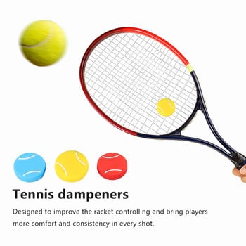 10 τμχ Αποσβεστήρες κραδασμών ρακέτας τένις Αποσβεστήρες κραδασμών ρακέτας τένις Σχήμα τένις Αμορτισέρ ρακέτας τένις