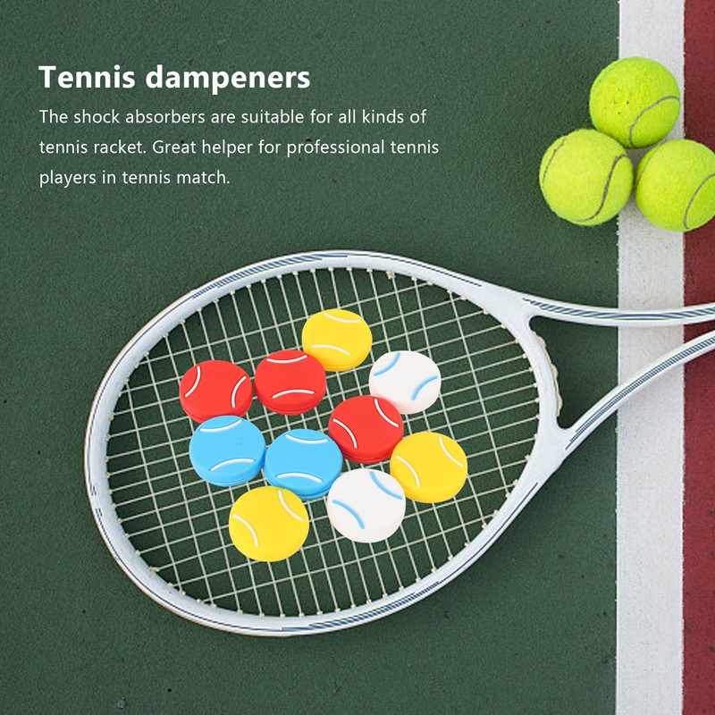 10 DB teniszütő rezgéscsillapítók Teniszütő teniszütő lengéscsillapítók Teniszütő húrok csillapítók