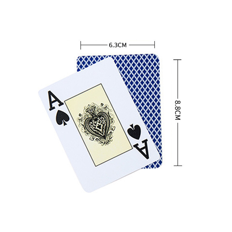 Kiváló minőségű műanyag póker kártyajátékok vízálló és fénytelen lengyel játékkártyák szórakoztatás társasjáték póker kártyák