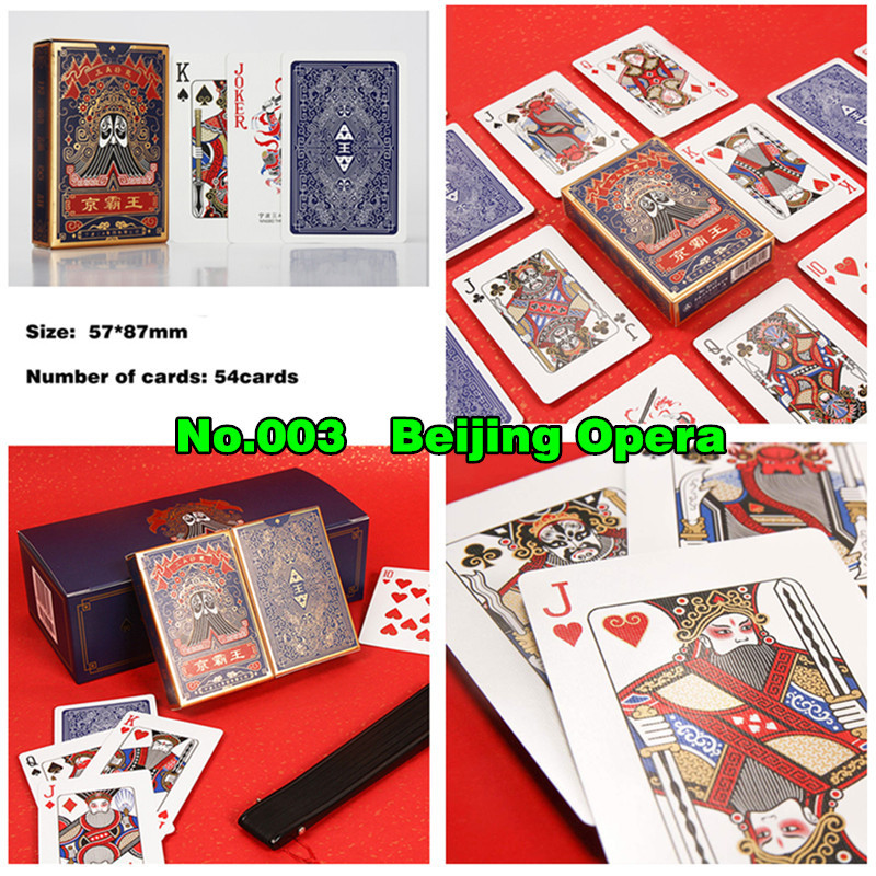 Κινέζικο στυλ Peking Opera Poker Cards Classic Collection Δώρα Επιτραπέζιο παιχνίδι Κάρτες παιχνιδιού S667
