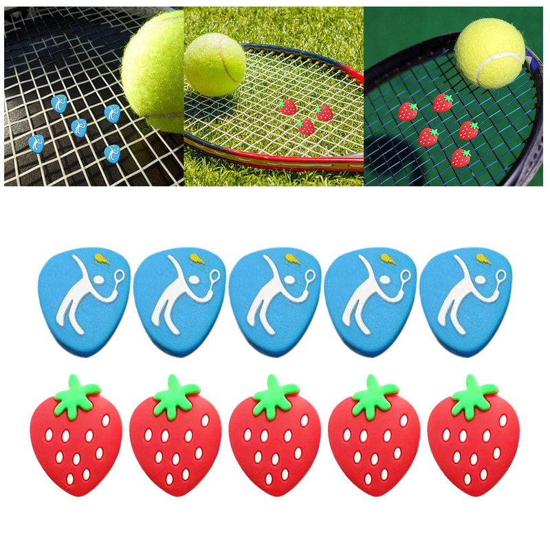 5 db szilikon tenisz rezgéscsillapító lengéscsillapító lengéscsillapító tenisz csillapító játékos ajándék kiegészítők