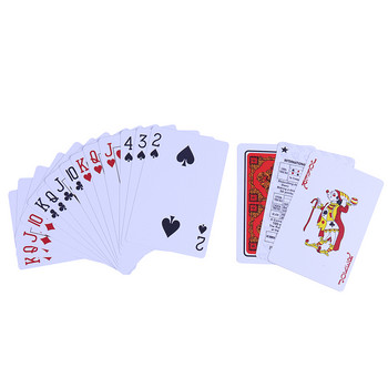 Κάρτα παιχνιδιού για πολλούς παίκτες Creative Box Συσκευασμένα από PVC Κάρτες Αδιάβροχες κάρτες παιχνιδιού Τέξας Πλαστικό ανθεκτικό εργαλείο μαγικών κόλπων πόκερ