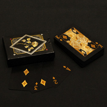 2021 New Arrive Design Gold Foil Rose Package Πόκερ Ομαλό ανθεκτικό στη φθορά 100%PVC Μαγικά κόλπα Δώρο μπακαρά