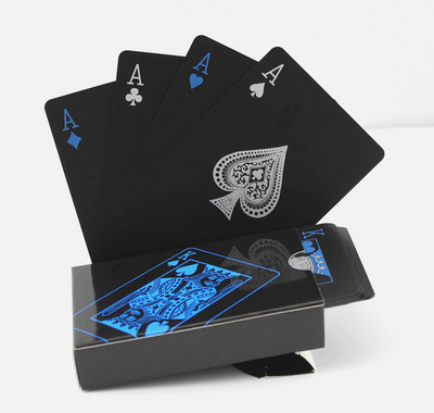 Izdržljive vodootporne PVC poker karte Set plastičnih karata za igranje Texas poker kartica Klasični pokeri Vrući rekviziti za obiteljsko okupljanje