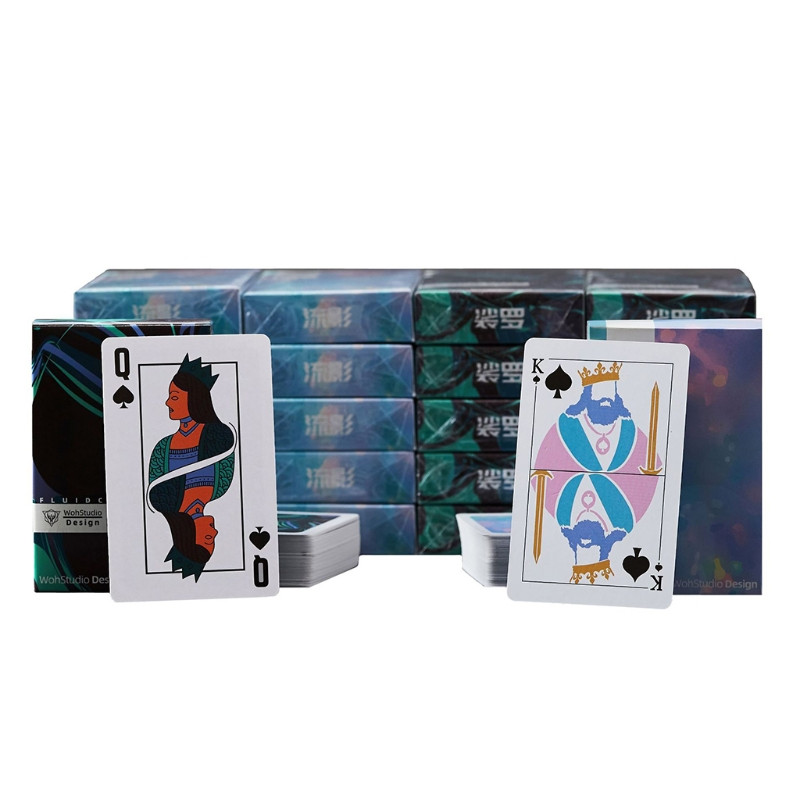 Παιχνίδι Simple Style Πιο πρόσφατο Fluid Flower Cut Πόκερ Family Party Επιτραπέζιο παιχνίδι Κάρτες πόκερ